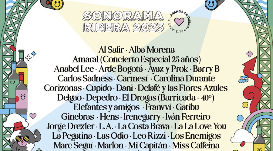 Cartel Sonorama Ribera 2023