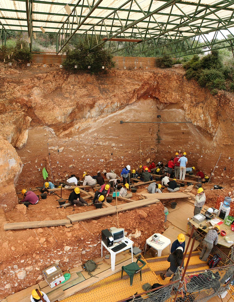 Excavación arqueológica en la Gran Dolina Atapuerca