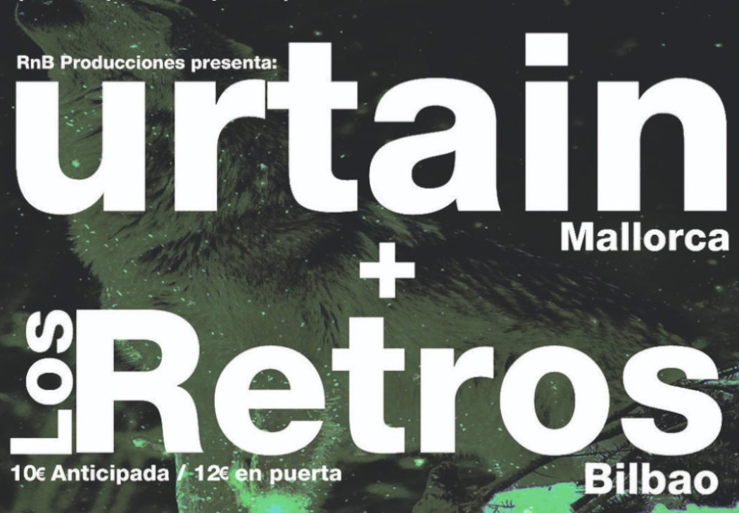 Urtain + Los Retros en Burgos en concierto