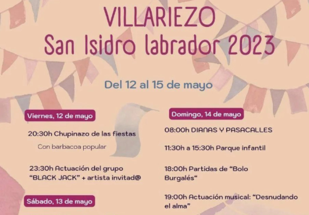 Fiestas San Isidro Villariezo 2023