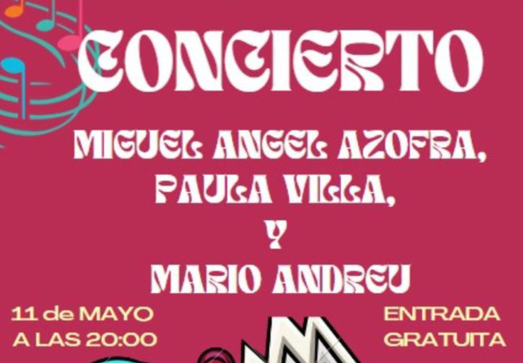 Concierto Paula Pua, Azofra, Mario Andreu