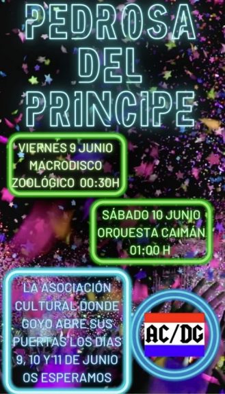 Cartel Fiestas Pedrosa del Príncipe 2023
