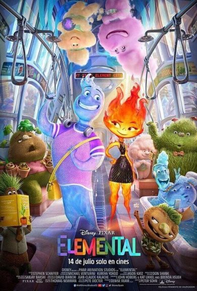 Elemental Pixar Cartelera Burgos