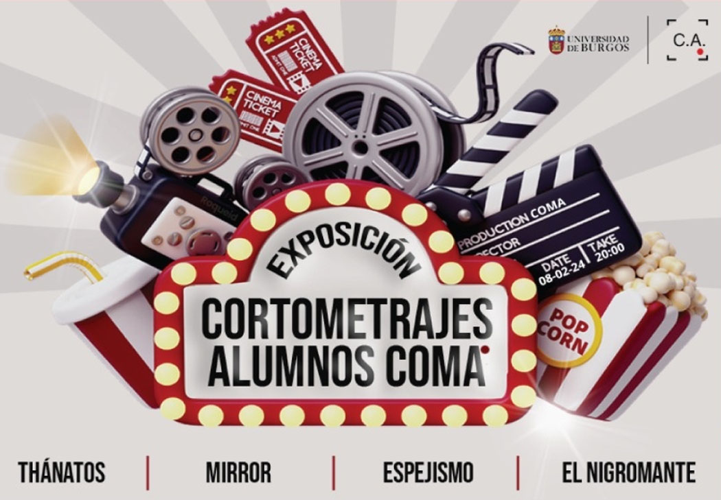 Proyeccion cortometrajes COMA Burgos