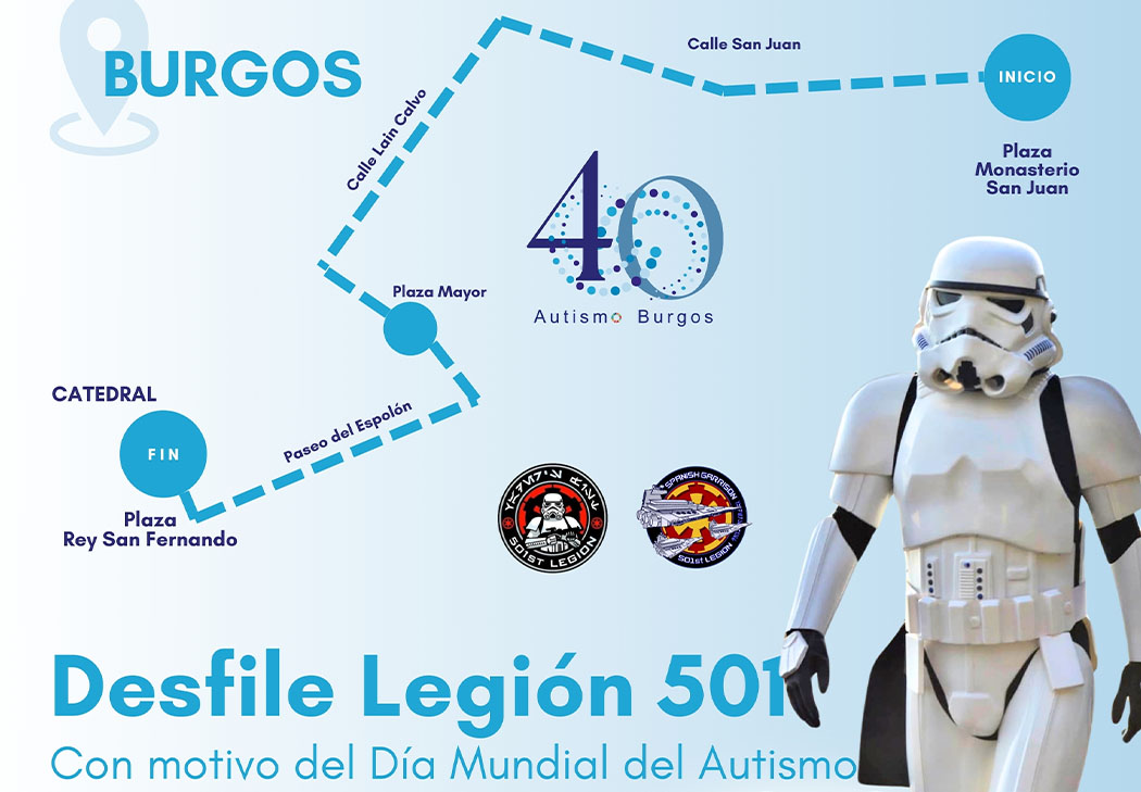 Desfile Legion 501 en Burgos