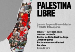 Clausura exposición Palestina Libre en Burgos