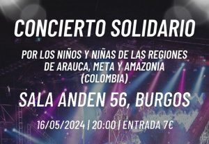 Concierto Solidario Educacion Social Colombia Burgos