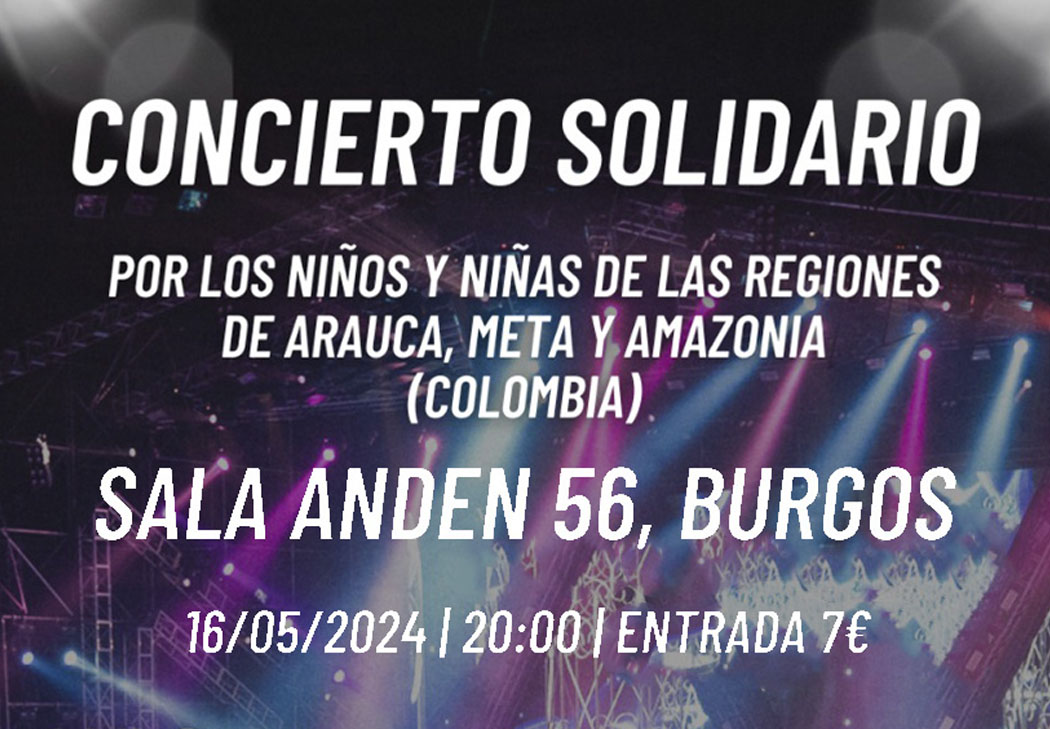 Concierto Solidario Educacion Social Colombia Burgos