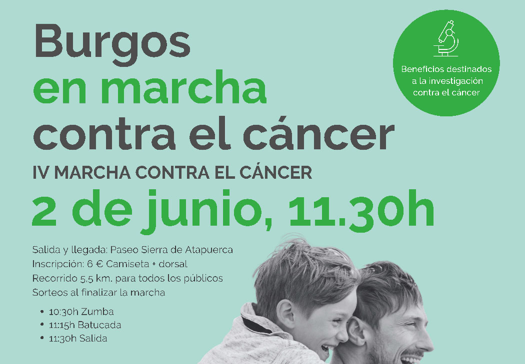 IV Marcha contra el cáncer Burgos 2024
