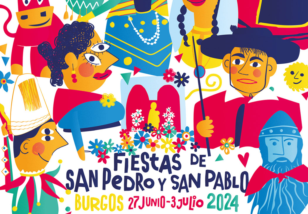 Programa Fiestas de Sampedros 2024 en Burgos