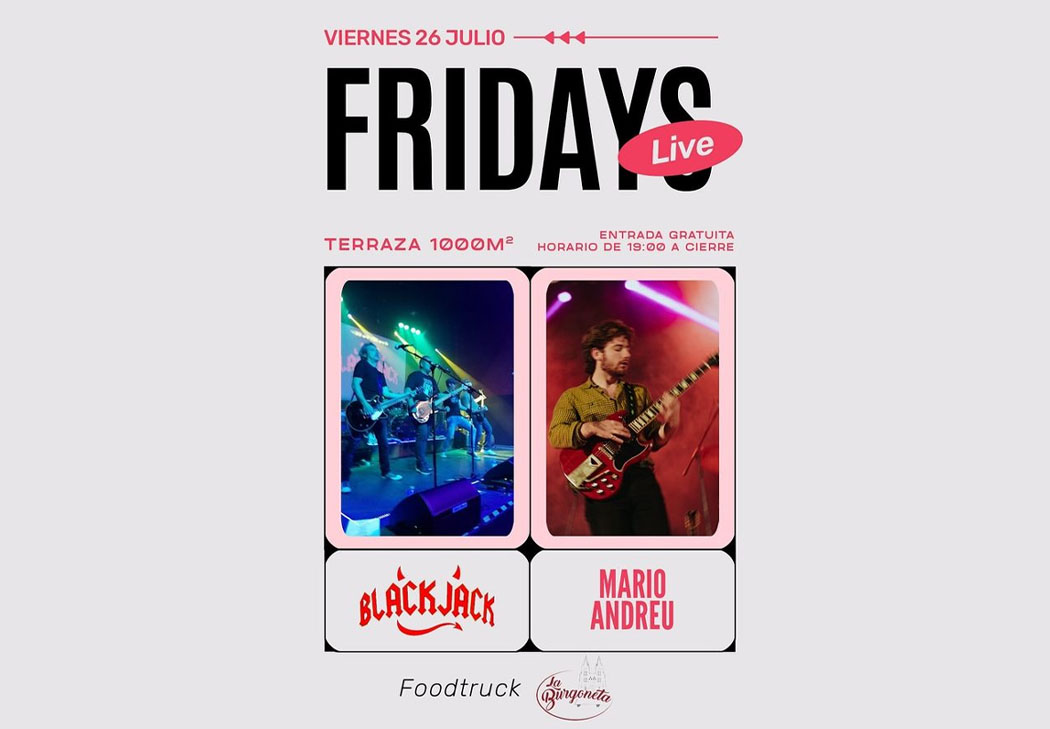 Fridays Live Mario Andreu y Blackjack